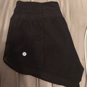 Black lululemon shorts